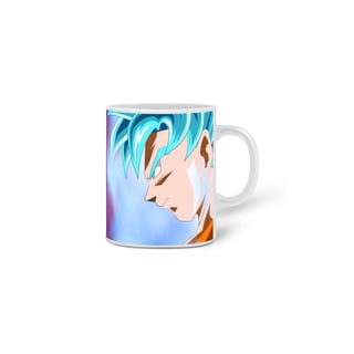 Nome do produto caneca goku blue e black