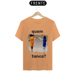 Nome do produto camiseta estonada goku e vegeta '' quem tanca ''
