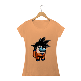 Nome do produto camiseta estonada feminina goku chibi