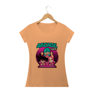 Nome do produto camiseta estonada feminina arcade