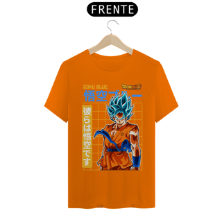 Nome do produto camiseta t-shirt quality goku blue