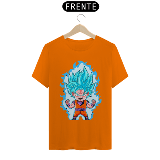 Nome do produto camiseta t-shirt quality goku blue chibi