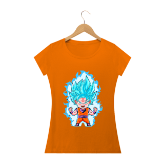 Nome do produto camiseta feminina goku blue
