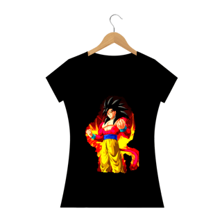 Nome do produto camiseta feminina goku ss4