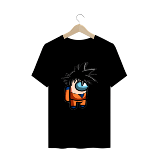 Nome do produto camiseta plus size goku chibi