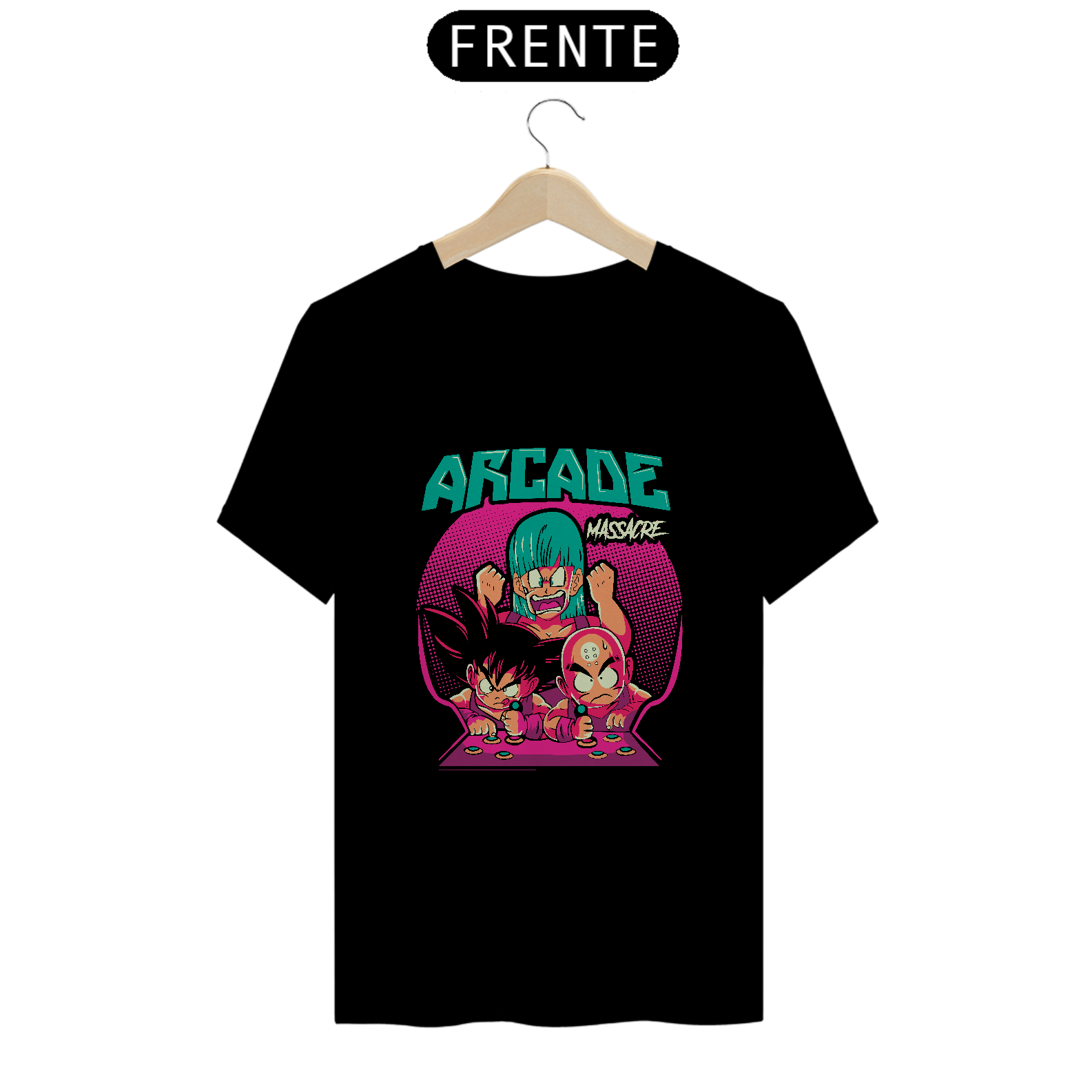 camiseta t-shirt quality arcade 