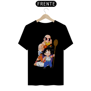 camiseta t-shirt quality kame goku e kuririn