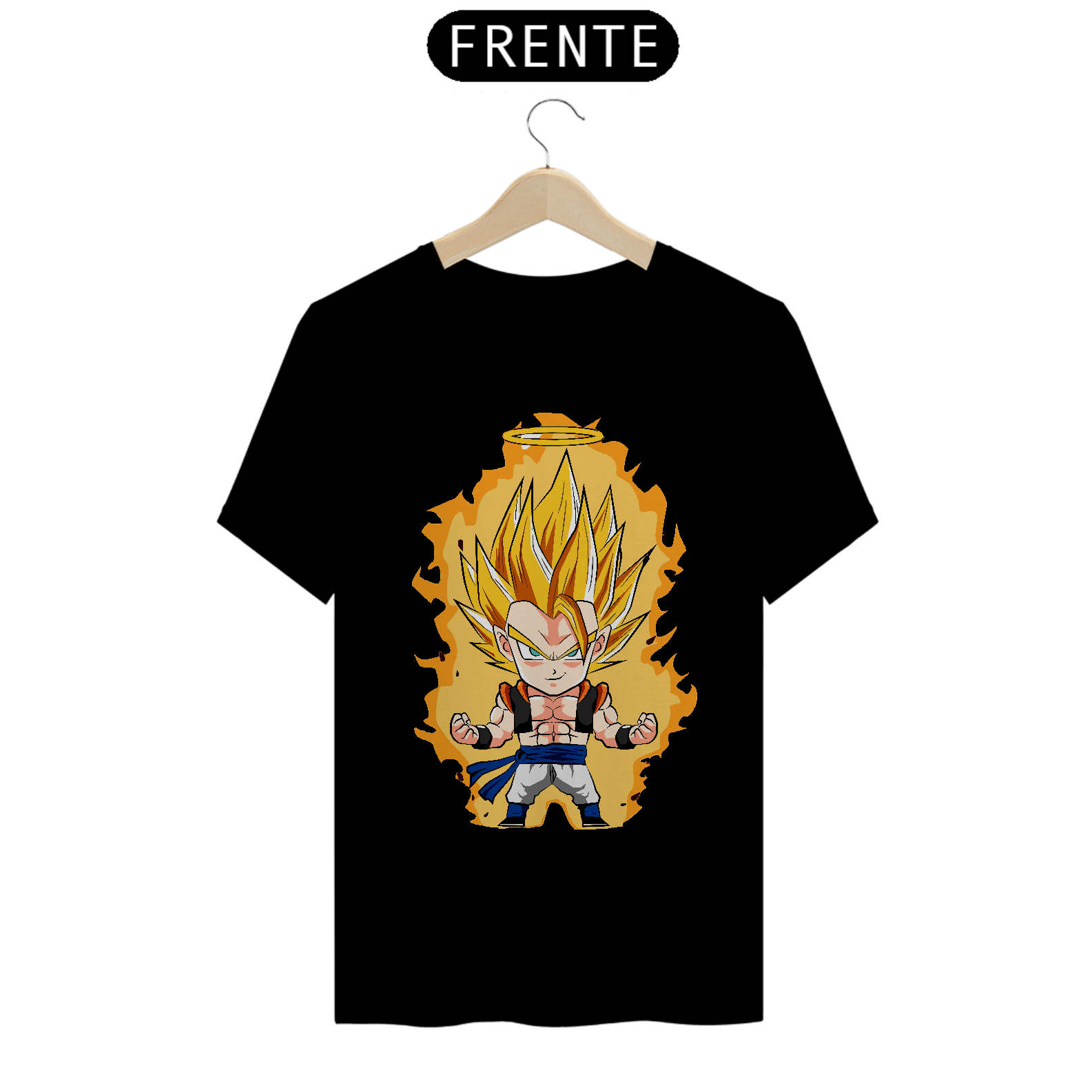 camiseta t-shirt quality gogeta chibi