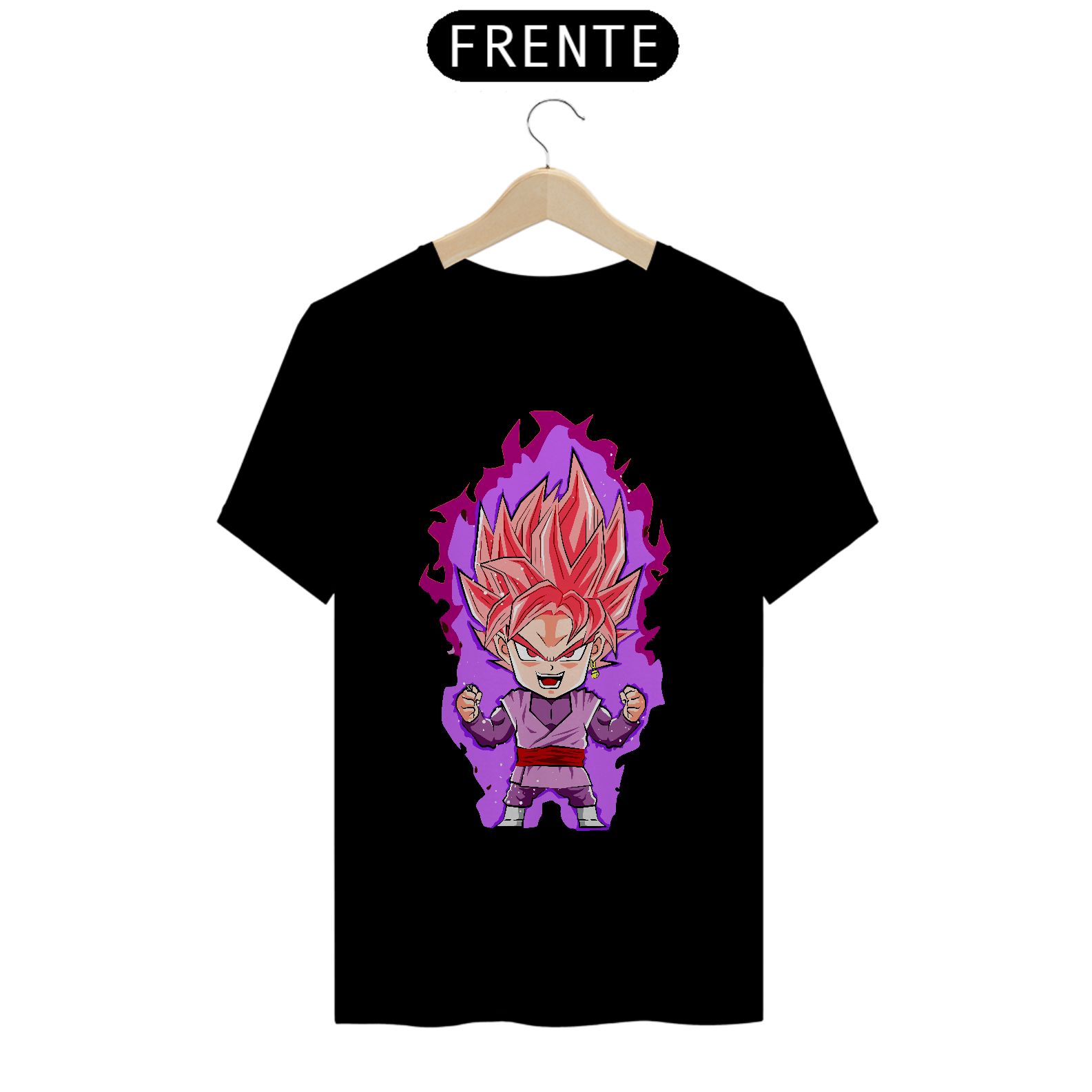 camiseta t-shirt quality goku black