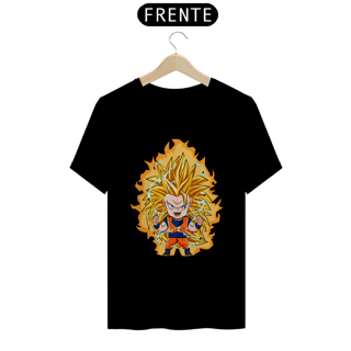 camiseta t-shirt quality goku ss3 chibi