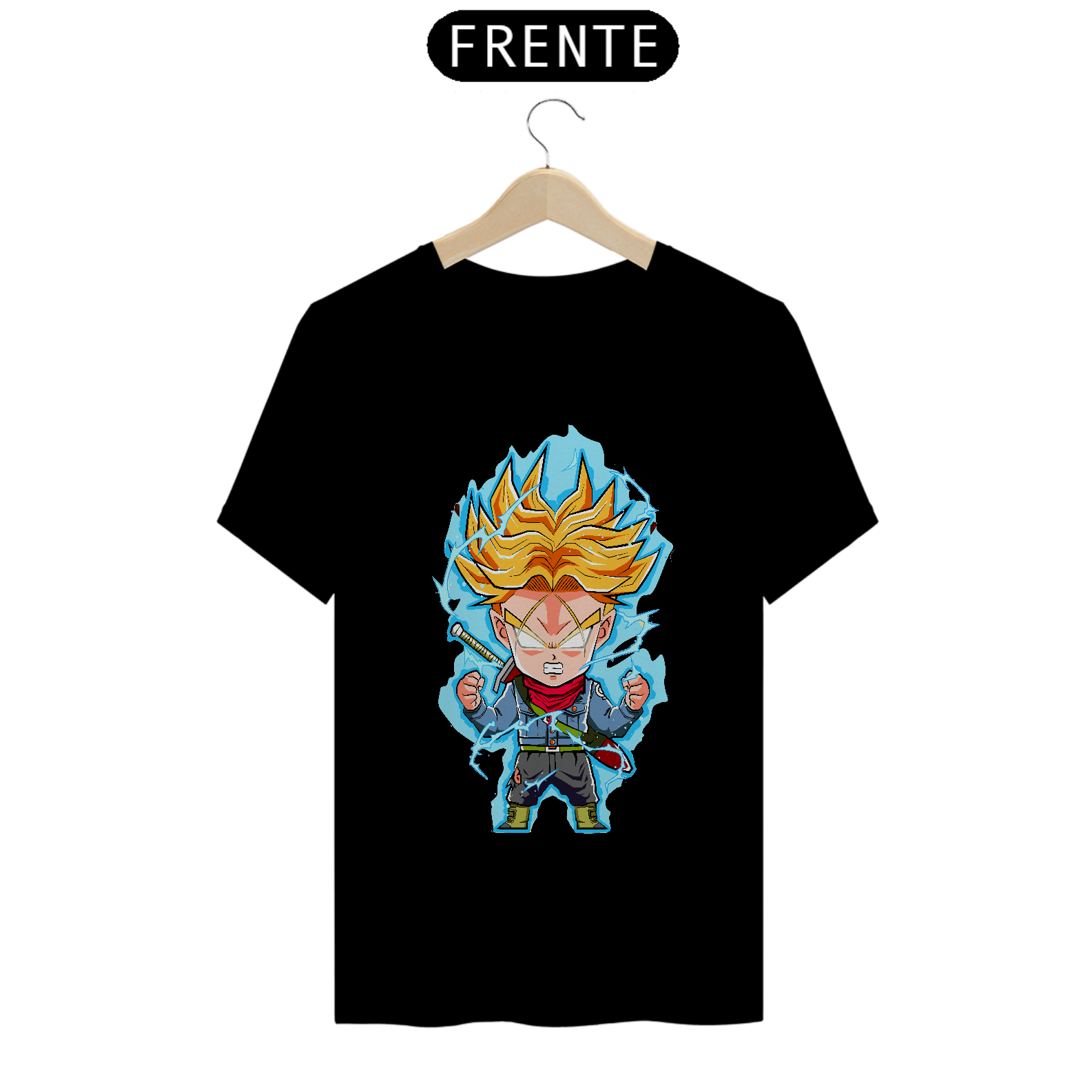 camiseta t-shirt quality trunks chibi