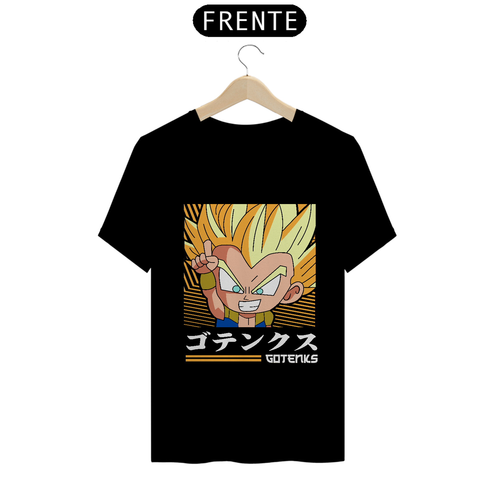 camiseta t-shirt quality gotenks chibi