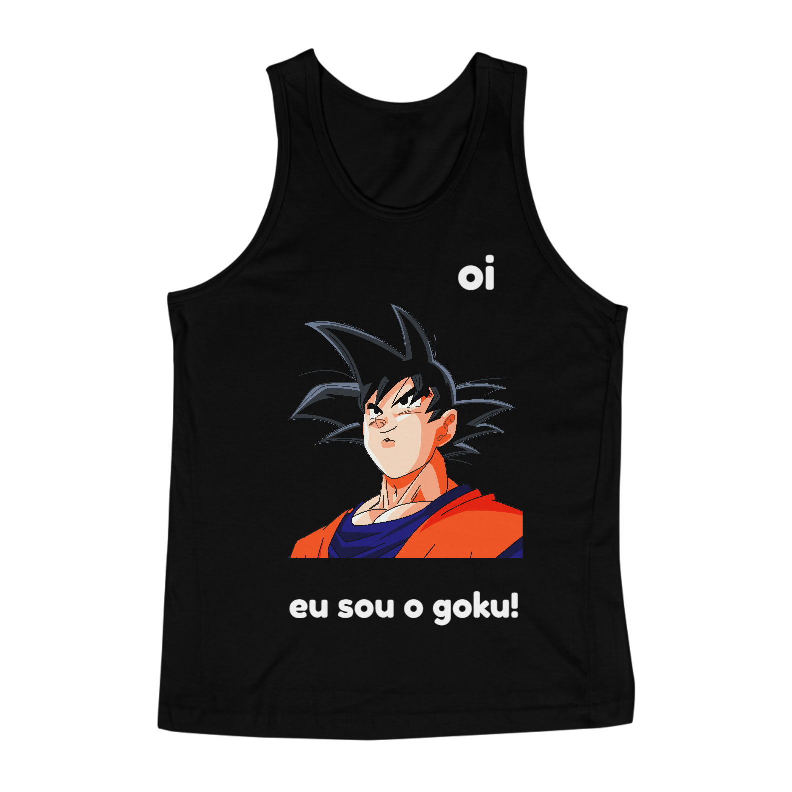 regata masc '' oi eu sou o goku ''