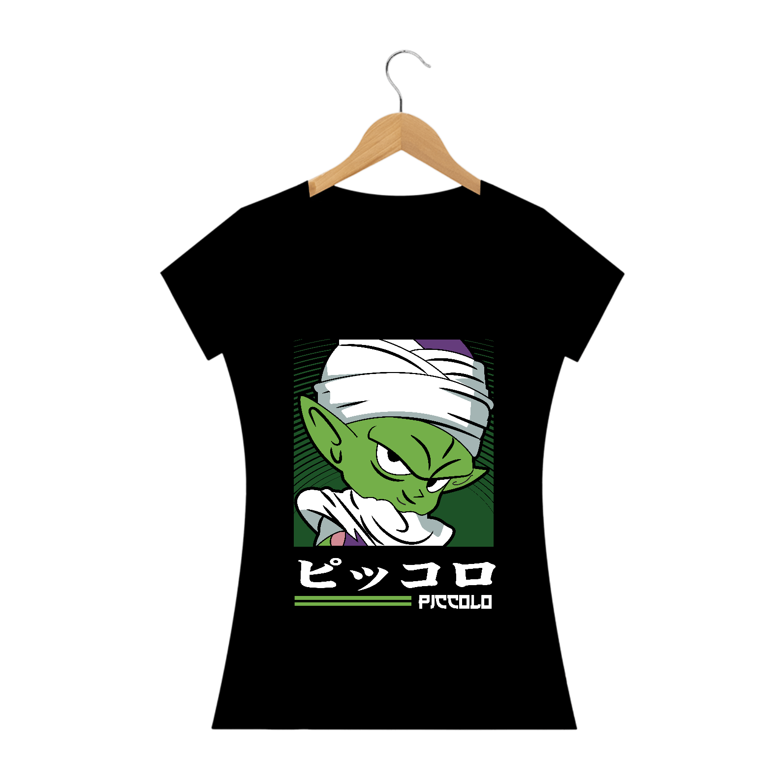 camiseta feminina picollo chibi