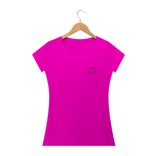 camiseta feminina símbolo whis