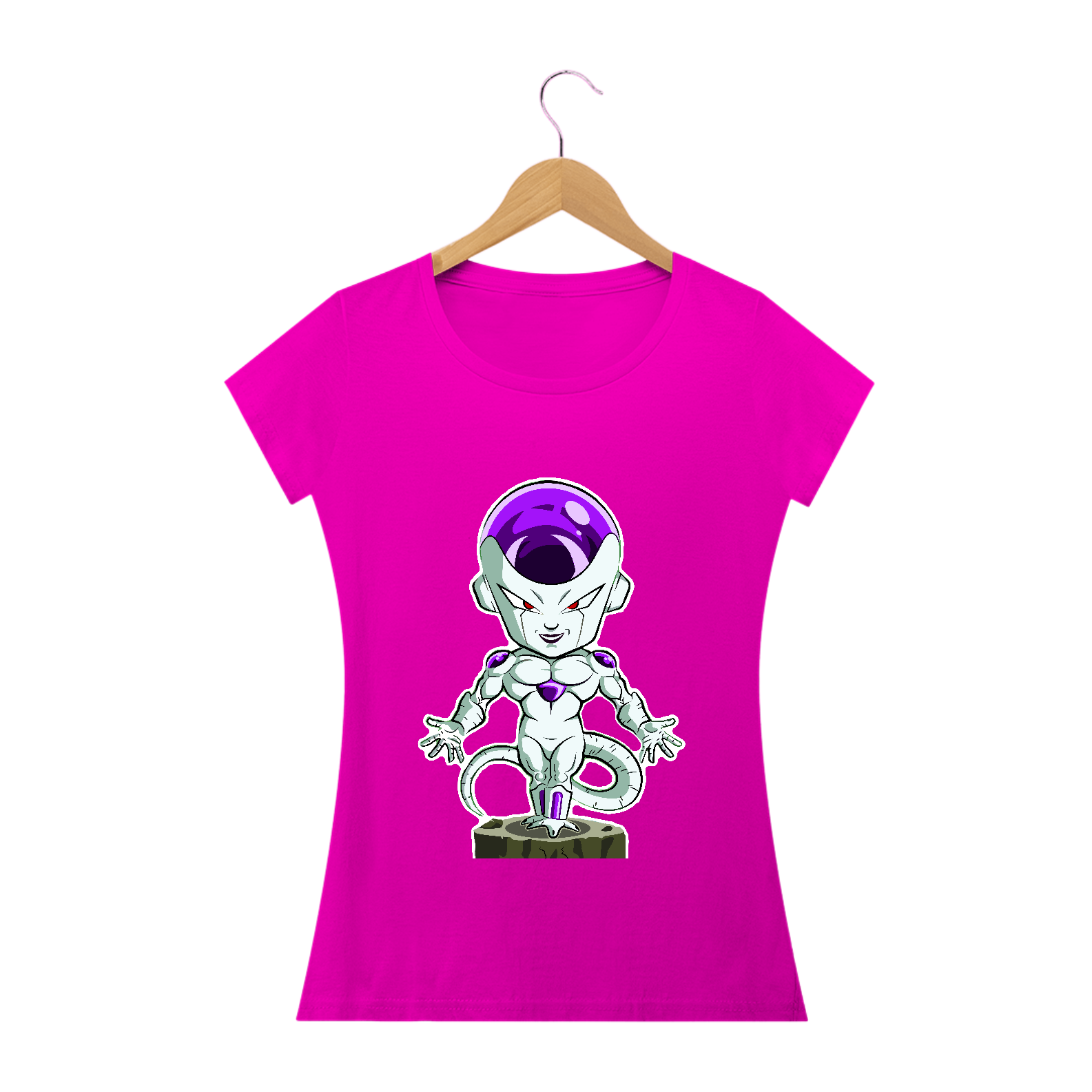 camiseta feminina freeza chibi