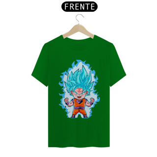 Nome do produto camiseta t-shirt quality goku blue chibi