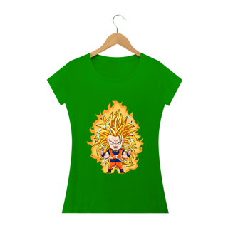 Nome do produto camiseta feminina goku ss3