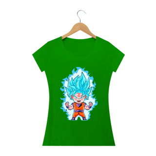 Nome do produto camiseta feminina goku blue