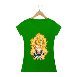Nome do produto camiseta feminina gogeta chibi