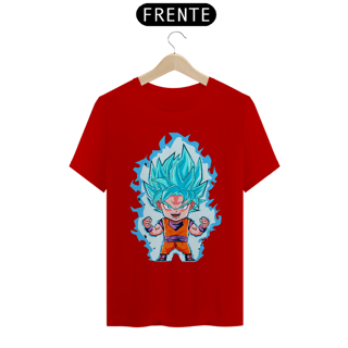 Nome do produto camiseta t-shirt quality goku blue chibi