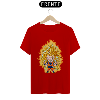 Nome do produto camiseta t-shirt quality goku ss3 chibi