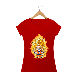 Nome do produto camiseta feminina goku ss3