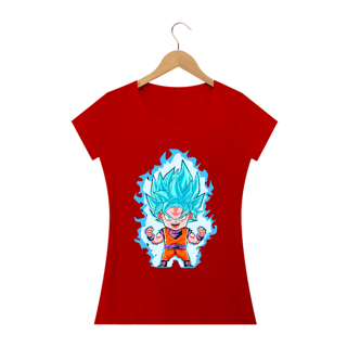 Nome do produto camiseta feminina goku blue