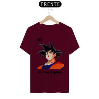 Nome do produto camiseta t-shirt quality '' oi eu sou o goku '' 