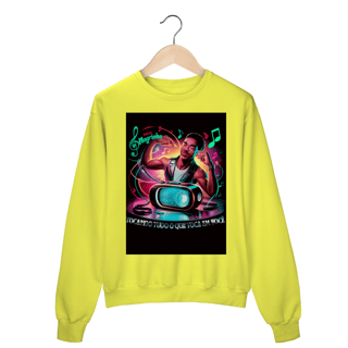 Nome do produto Moletom Fechado Rádio Magrinho Tocando Tudo o Que Toca em Você