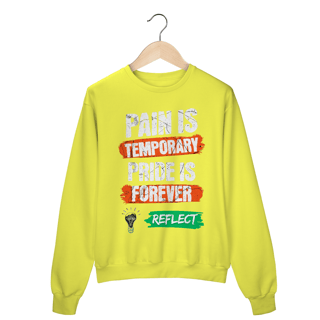 Nome do produto Moletom Fechado Pain is Temporary Pride is Forever