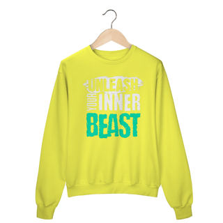 Nome do produto Moletom Fechado Unleash Your Inner Beast