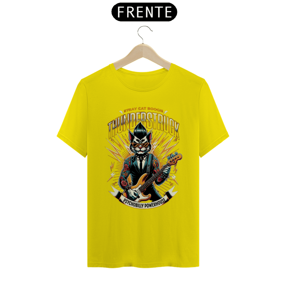 Nome do produto: T-Shirt Quality Stray Cat Boogie