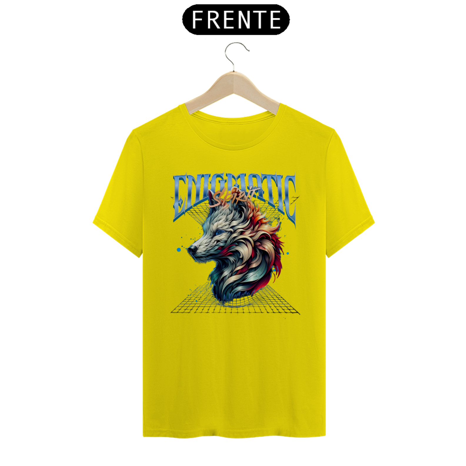 T-Shirt Quality Lobo Enigmatic Spirit