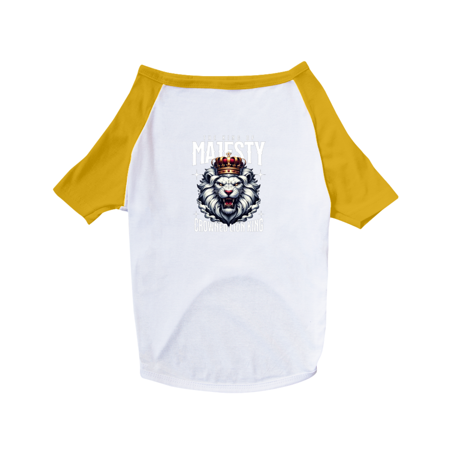 Camisa Pet Dog Leao The King of Majesty