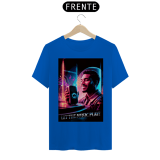 Nome do produto T-Shirt Quality Radio Magrinho Let the music play!