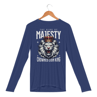 Nome do produto Camisa Manga Longa Sport Dry Uv Leao The King of Majesty