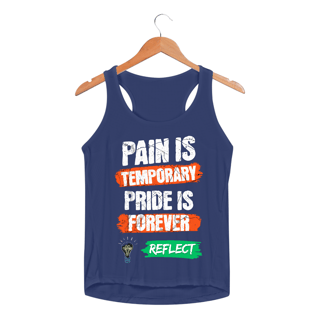 Nome do produto Regata Fem Sportv Dry Uv Pain is Temporary Pride is Forever