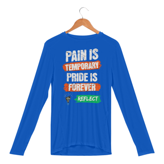 Nome do produto Camisa Manga Longa Sport Dry Uv Pain is Temporary Pride is Forever