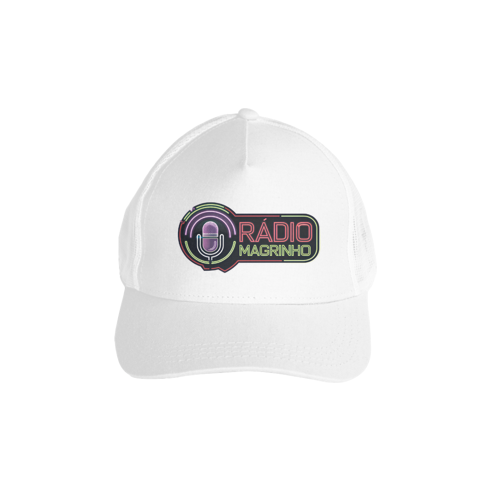 Boné Americano Com Tela Rádio Magrinho