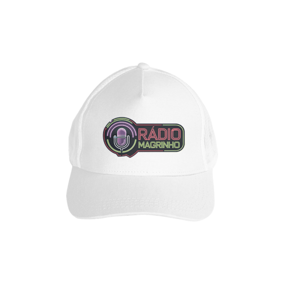 Boné Americano Com Tela Rádio Magrinho
