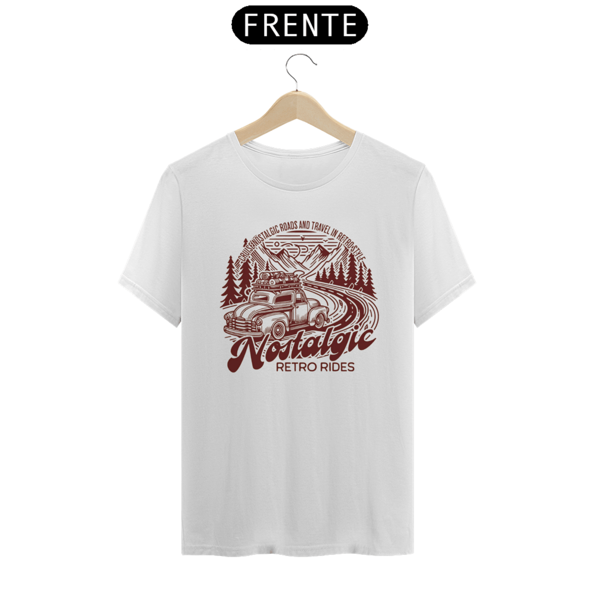 Nome do produto: T-Shirt Quality Nostalgic Retro Rides