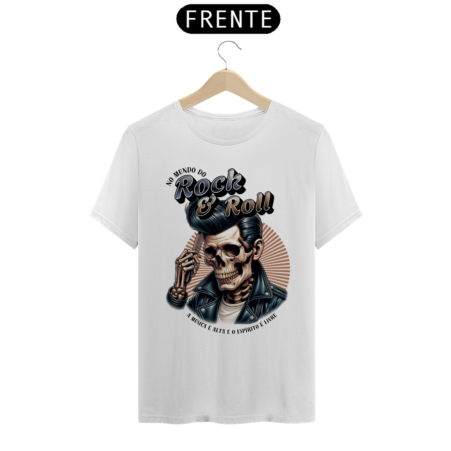 T-Shirt Quality No Mundo do Rock E´Roll