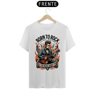 Nome do produto T-Shirt Quality Born To Rock