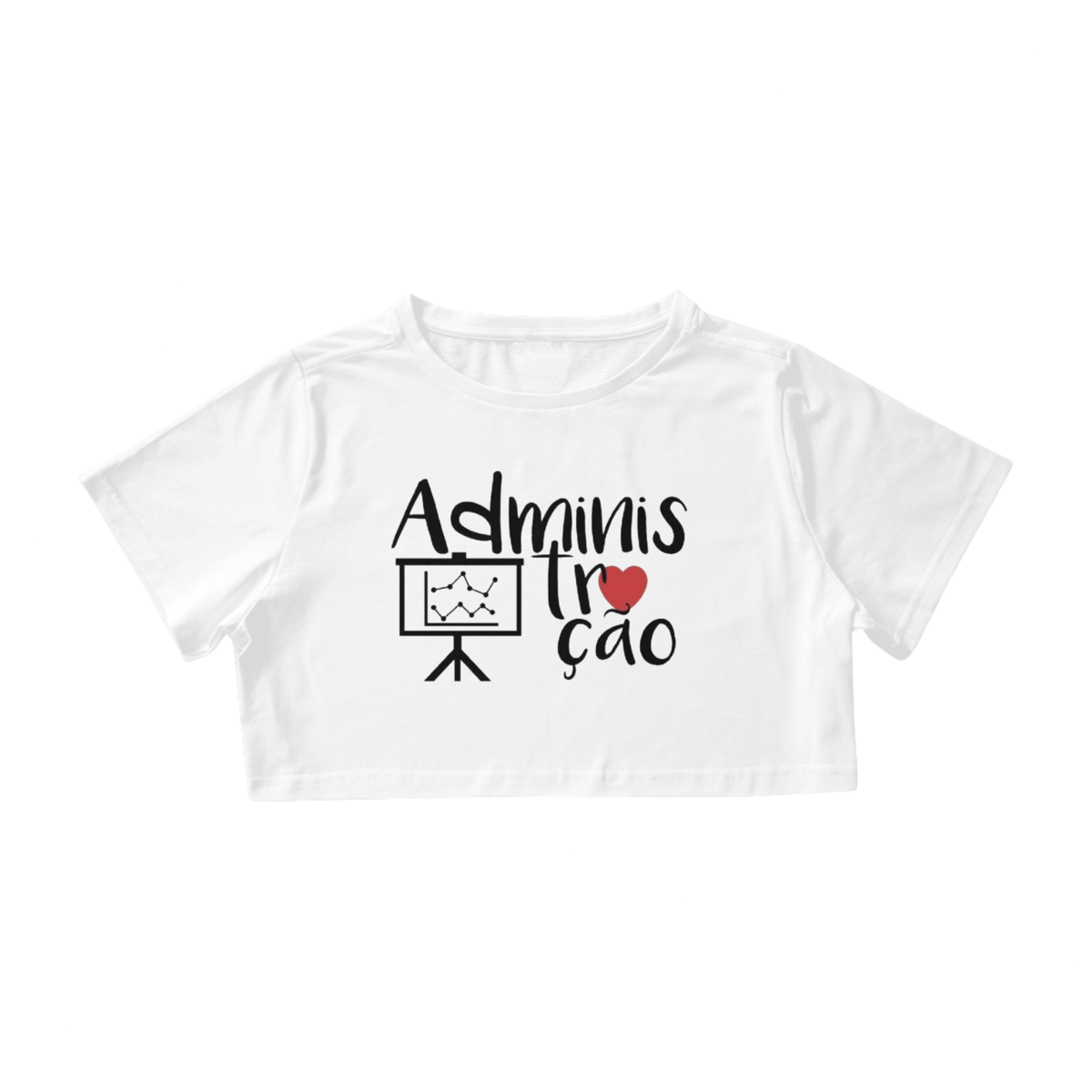 Nome do produto: Camisa Cropped Administração