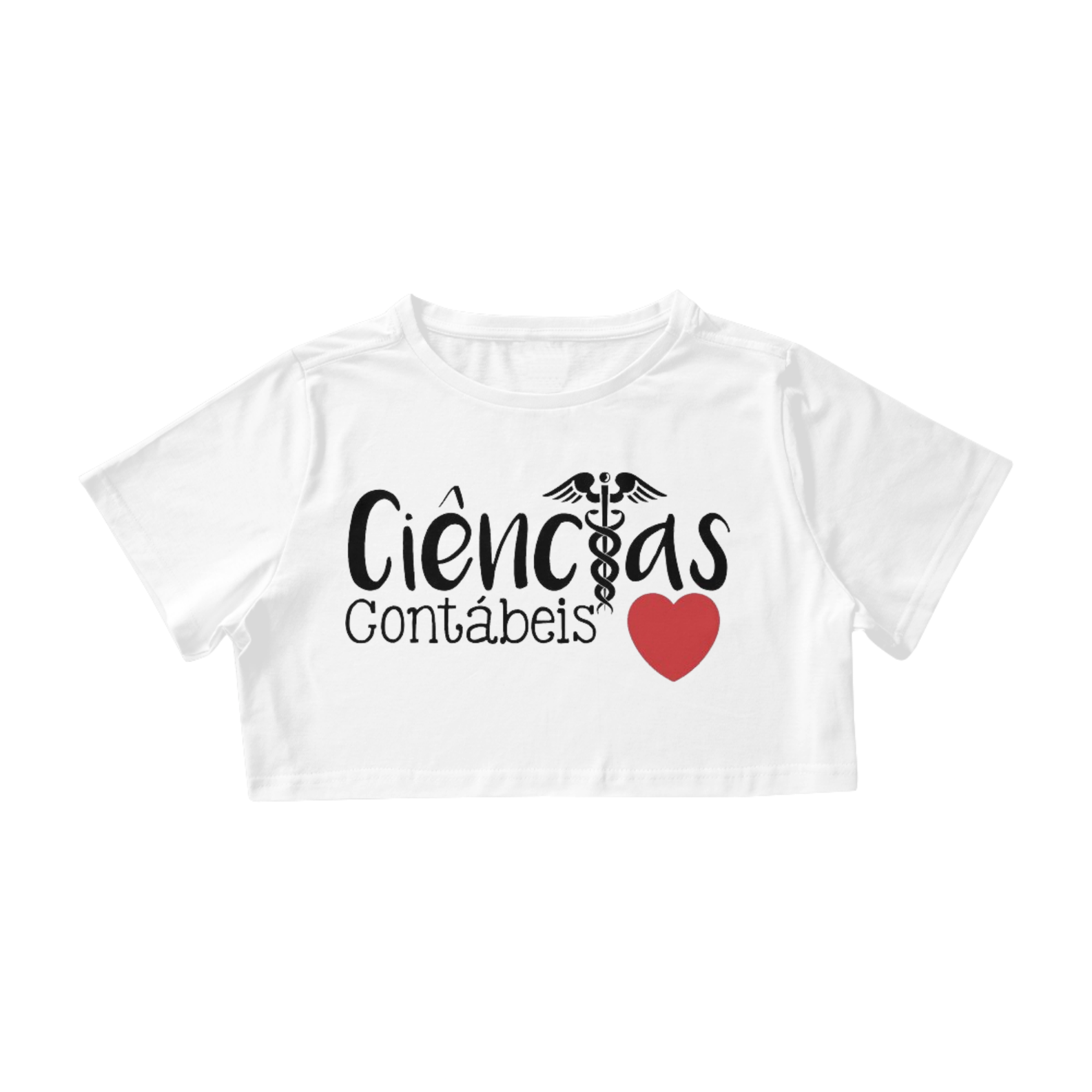 Camisa Cropped Ciências Contábeis
