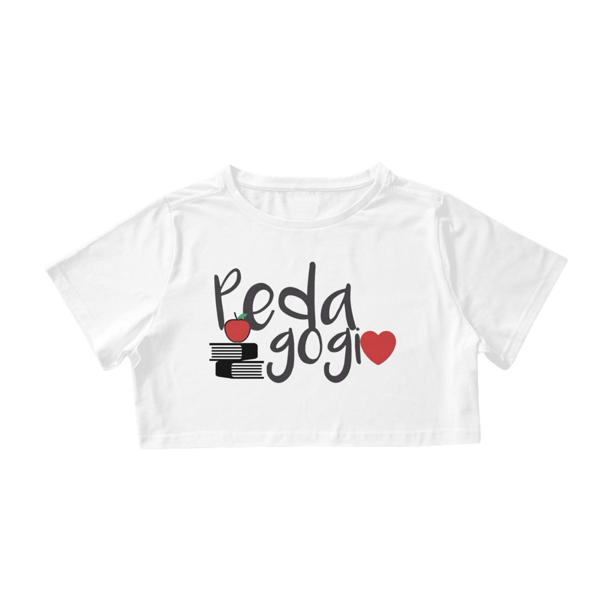 Nome do produto: Camisa Cropped Pedagogia