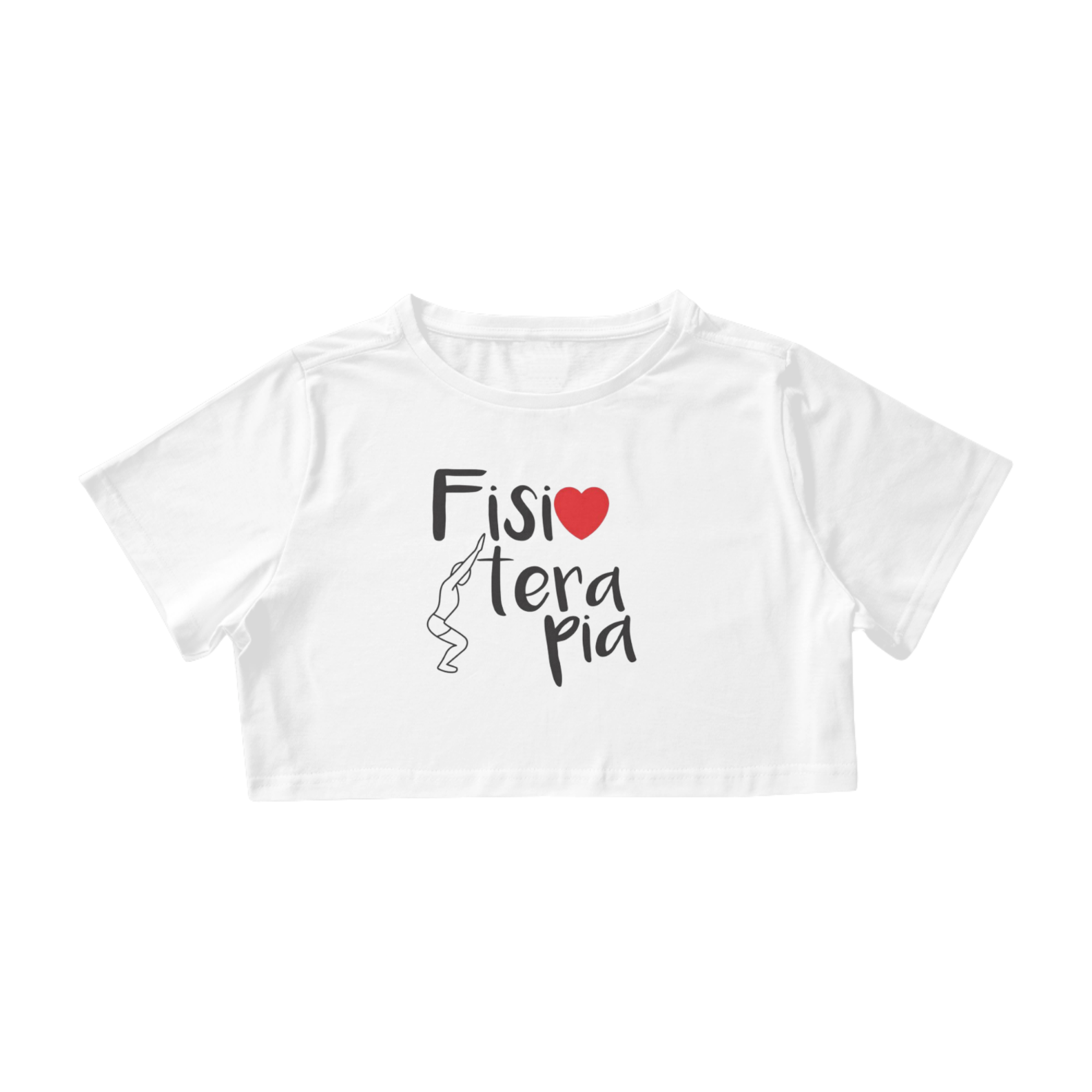 Camisa Cropped Fisioterapia