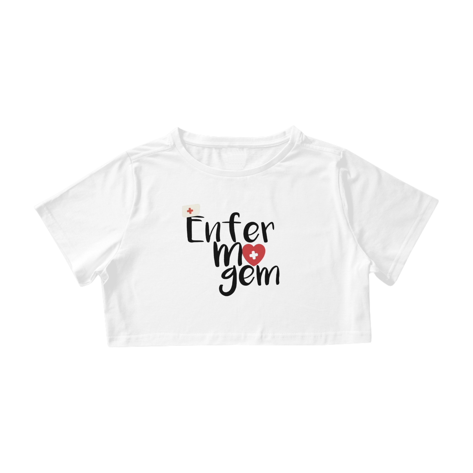 Camisa Cropped Enfermagem