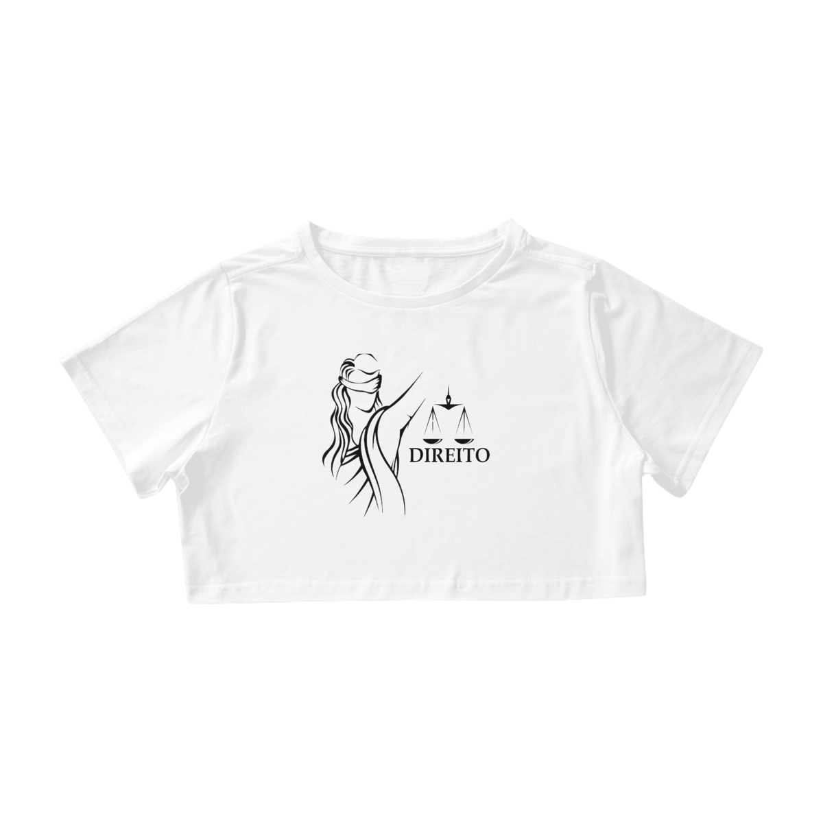 Nome do produto: Camisa Cropped Direito